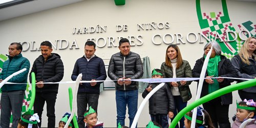 Ricardo Gallardo lleva más apoyo a la educación a Matehuala