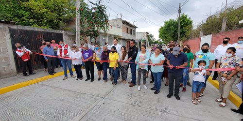 Obras son gracias a la organización de los vecinos: Alcalde
