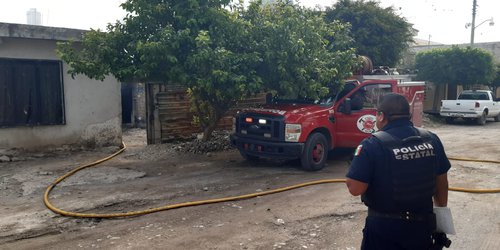 Se incendia domicilio en la colonia Isla de San Pablo