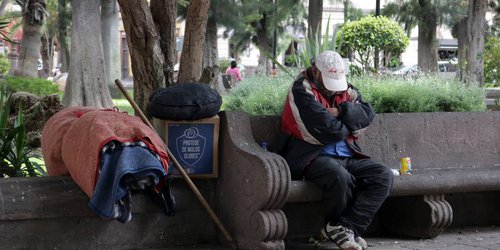 Indigentes se han contagiado de covid, uno de ellos murió