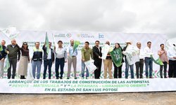 Inició la segunda etapa de autopista SLP-Matehuala, y primera de SLP-Querétaro