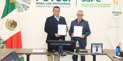 Seguridad Estatal y Universidad Tangamanga acuerdan intercambio académico