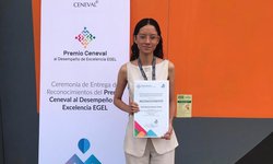 Estudiante Fernandense recibe Premio Ceneval al Desempeño de Excelencia EGEL en Querétaro