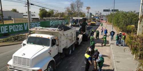 Laterales de carretera 57 reciben rehabilitación integral
