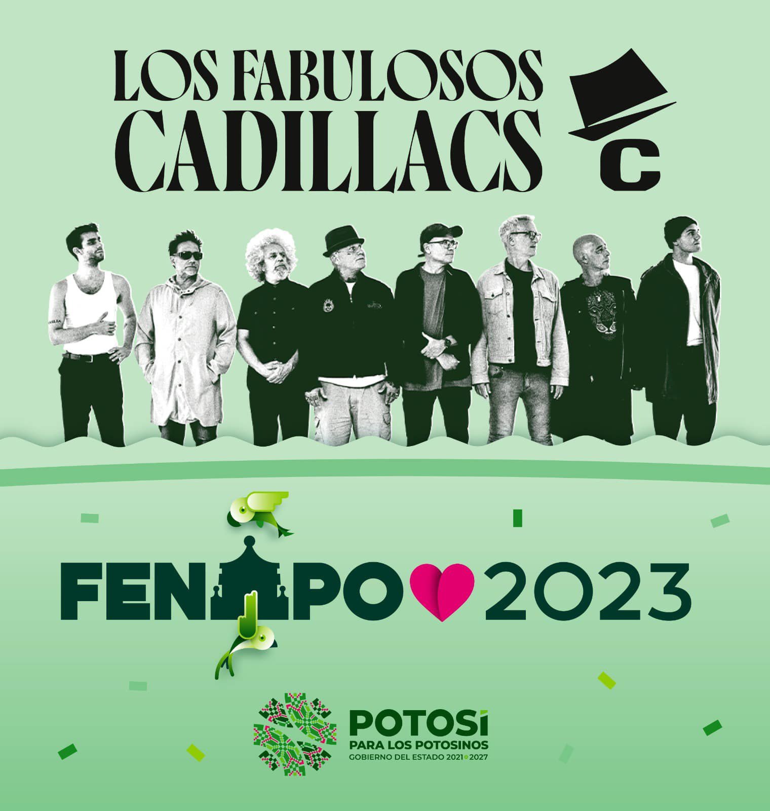 Los Fabulosos Cadillacs se presentarán en la FENAPO 2023