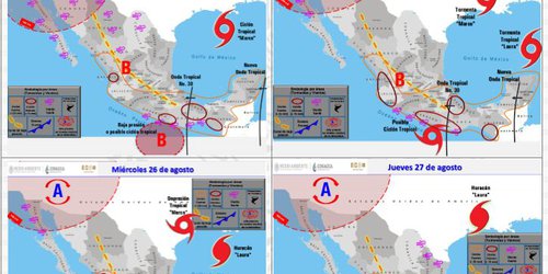 Se prevén intervalos de chubascos durante la semana en regiones de San Luis Potosí