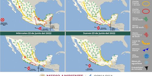 Continuarán los chubascos vespertinos y lluvias puntuales en zonas de SLP