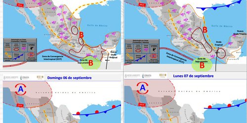 Se prevé temporal de lluvias durante el fin de semana en regiones de San Luis Potosí