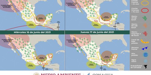 Se mantiene temporal de lluvias durante la semana en SLP