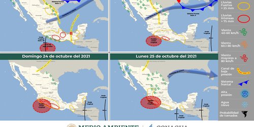 Lluvias y ambiente fresco se mantendrán para el fin de semana