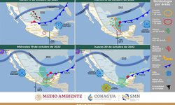 Una masa de aire frío generará descenso de temperatura durante la semana en San Luis Potosí