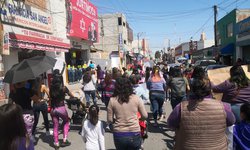 Piden mujeres de Rioverde en marcha no encubrir a responsables de feminicidios