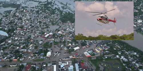 Comunidades 0incomunicadas en Veracruz e Hidalgo: Siguen puentes aéreos