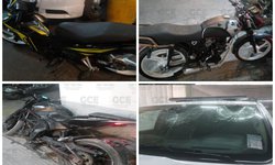 Desmantelan inmueble donde guardaban motocicletas robadas
