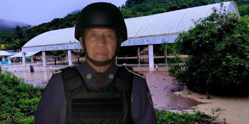 Muere policía que intentaba rescatar a familia de inundaciones en Papantla, Veracruz