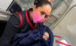 Nace bebé en un vuelo de Aeroméxico y tendrá vuelos gratis