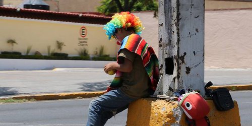 En SLP capital hay redes de explotación de niños y niñas utilizados para pedir dinero en las calles