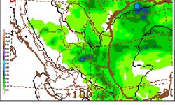 Pronostican lluvias y chubascos hoy en Rioverde