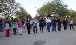 Entregan pavimentación de nuevo tramo de calle Porfirio Díaz, en ejido San Marcos