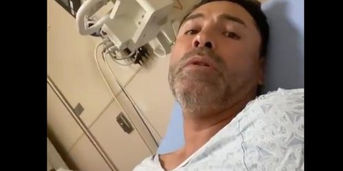 El boxeador Óscar de la Hoya dice que está hospitalizado con covid-19