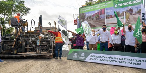 Inicia Ricardo Gallardo pavimentación de todas las calles en Pavón
