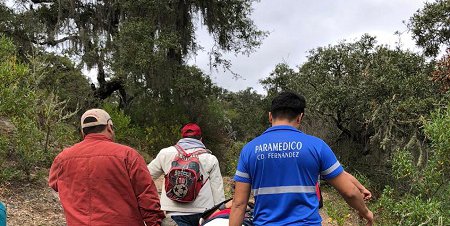 Peregrino murió cuando caminaba hacia Torrecitas