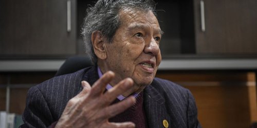 Porfirio Muñoz Ledo anuncia un frente para defender a la Corte y organismos autónomos