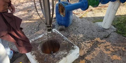 Falla pozo de agua y baja presión de abasto para pobladores de Rioverde