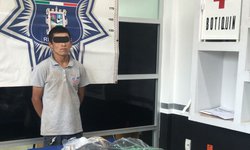 Cámaras de video y rápida reacción policial logran captura en flagrancia de presunto ladrón