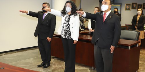 Toman protesta a funcionariado del nuevo Sistema de Justicia Laboral