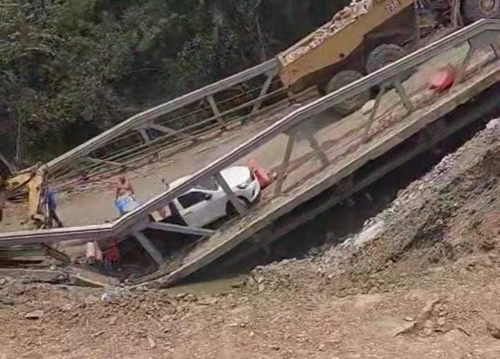 Colapsa Puente En Construcci N En Tamazunchale Mirioverde