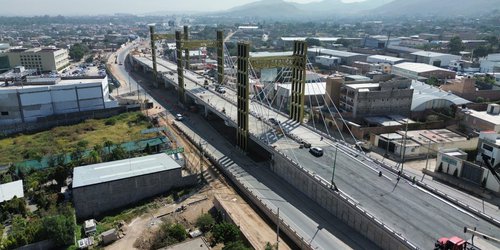 Nuevo puente vehicular en Circuito Potosí en su última fase: SEDUVOP