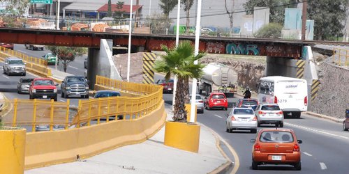 Retoman trabajos de ampliación de puente PEMEX en SLP