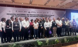 Gobierno del Estado participó en reunión nacional de Protección Civil