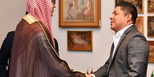 Inicia gobernador Ricardo Gallardo gira por Medio Oriente