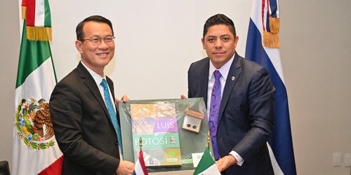 Gobernador Ricardo Gallardo construye alianza estratégica con Embajador de Tailandia en México