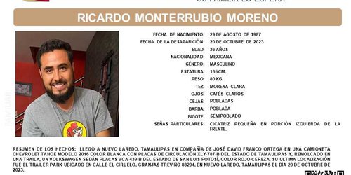 Desaparecen dos rioverdenses en Nuevo Laredo, Tamaulipas