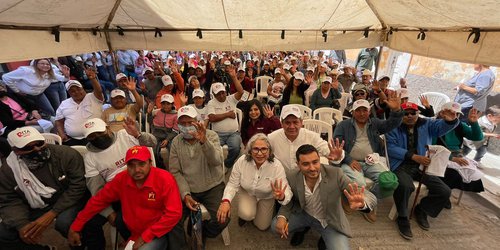 Rita Rodríguez candidata al Senado por SLP de gira por Salinas y Ahualulco