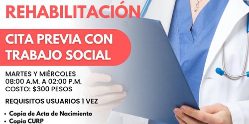 Invitan a conocer y usar servicios médicos de rehabilitación en la UBR de Rioverde