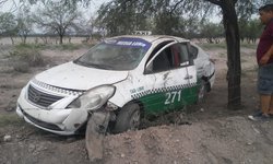 Roban taxi y luego aparece accidentado cerca de El Granjenal