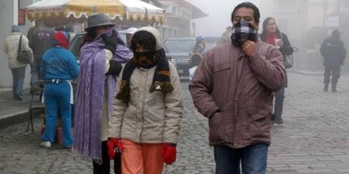 Aire polar cubre la mayor parte del país