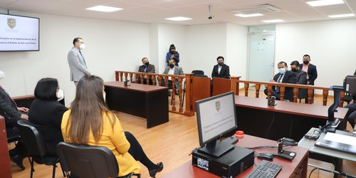 Representantes del Estado de Chihuahua visitaron el Tribunal Laboral de SLP