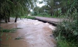 Pese a lluvias, familias pescaban en el vado de Llanitos; fueron desalojadas