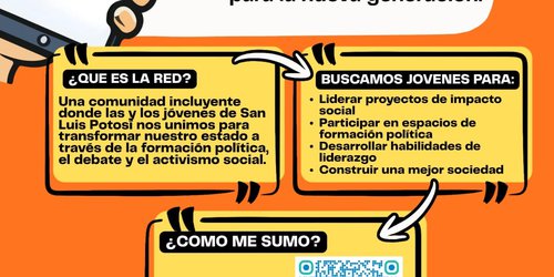 Cierra este 30 de junio la convocatoria estatal para jóvenes líderes en San Luis Potosí