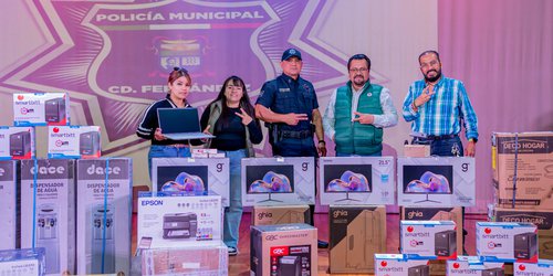 Refuerzan Seguridad Pública en Ciudad Fernández con nuevo equipamiento