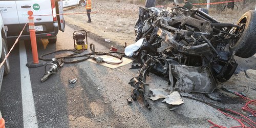 Choque frontal deja dos fallecido y varios lesionados en la carretera Rioverde–Valles