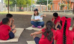 Realizan actividades de salud y lectura en primaria de San Nicolás de Tampote