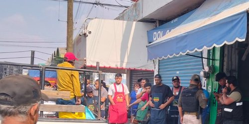 Atacan á una persona en la central de abastos, cerca de la comandancia municipal