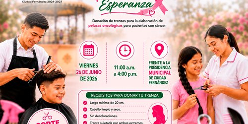 Invita a donar cabello para elaborar pelucas oncológicas