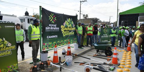 Ricardo Gallardo enchula colonia Real de Peñasco